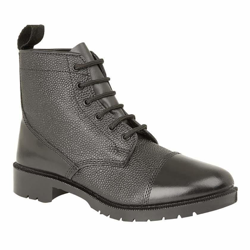 Black DMS Boot - Hi Shine Toe & Counter - Size 6 - 12 Parade Footwear Ammo & Company - Military Direct